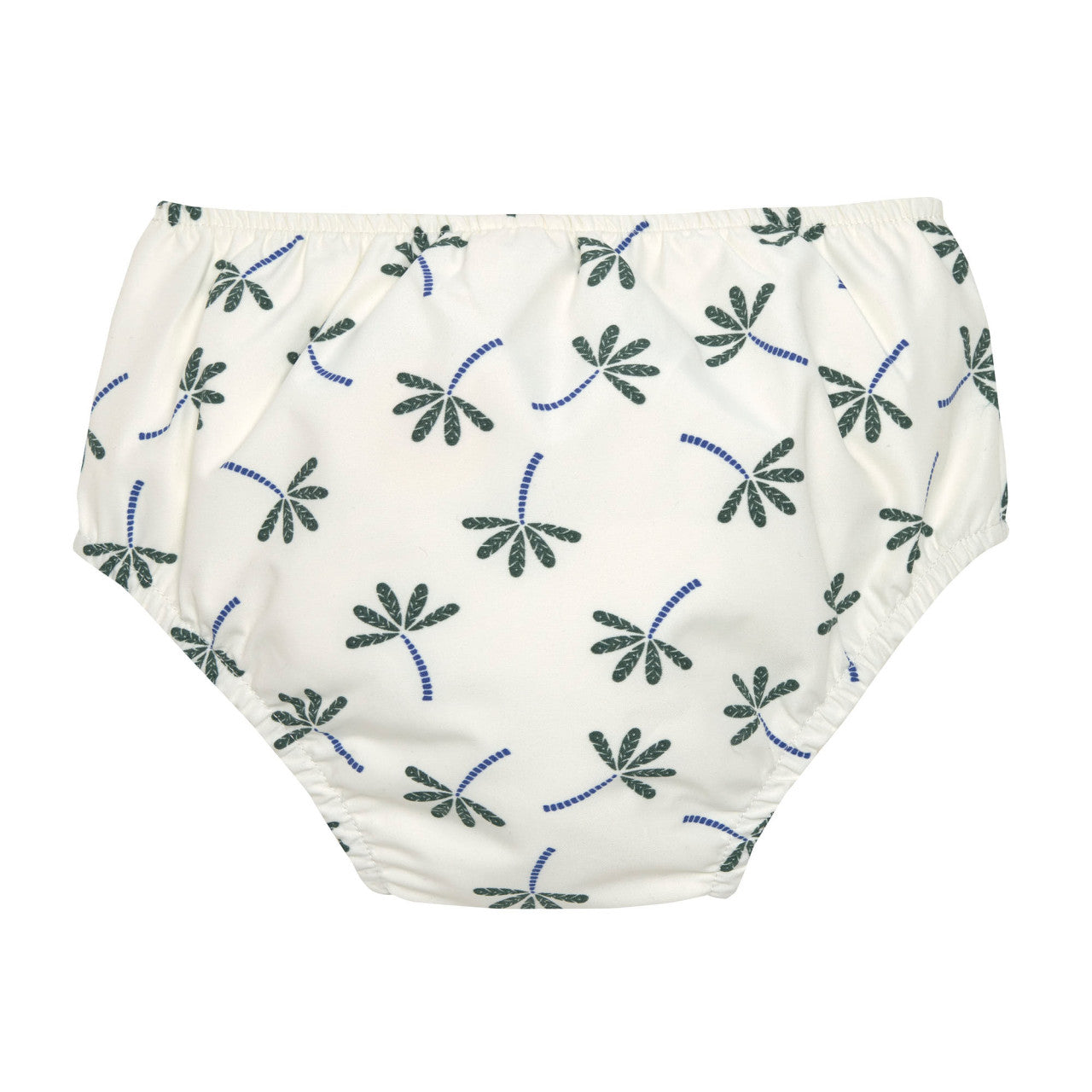 Maillot de bain couche - Palmiers blanc