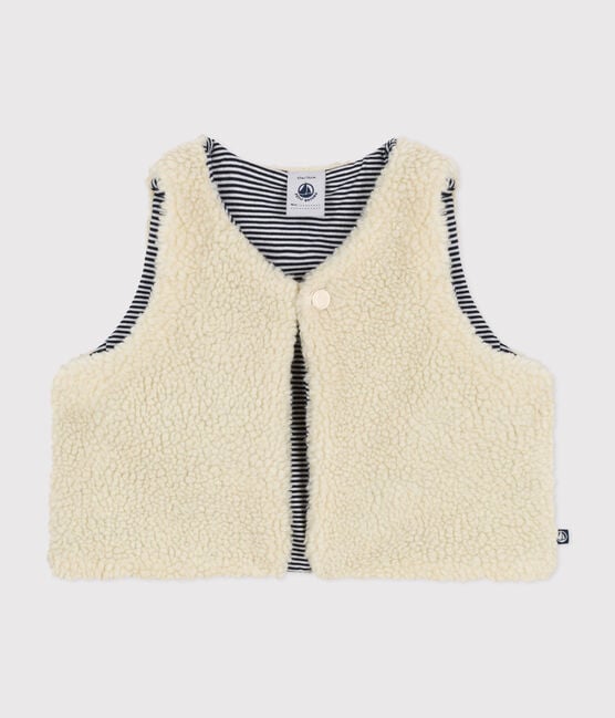 Veste sans manche en sherpa bébé