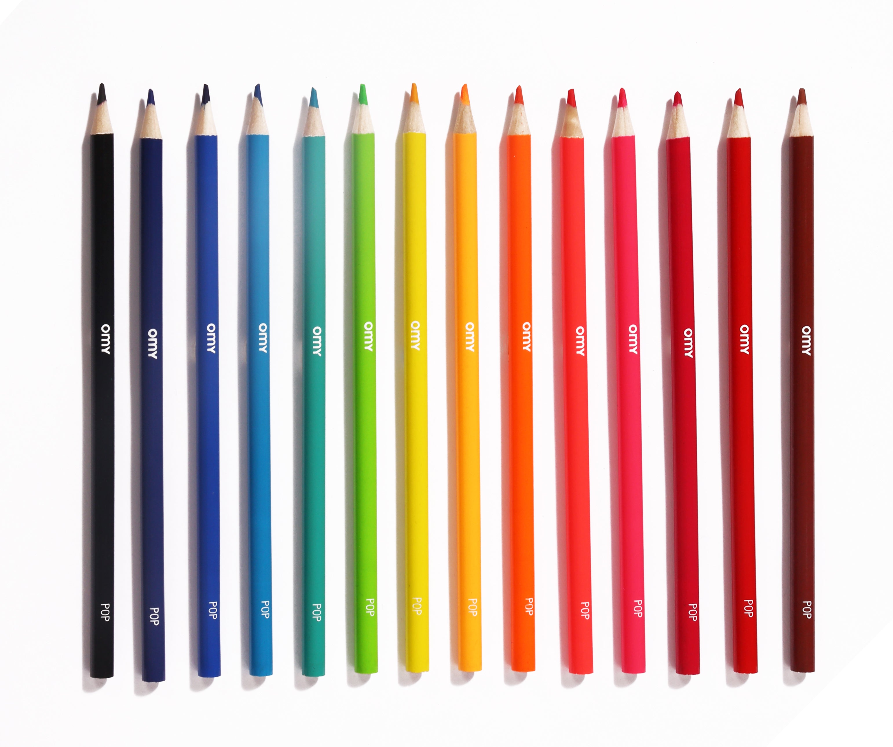 Crayons de couleur pop