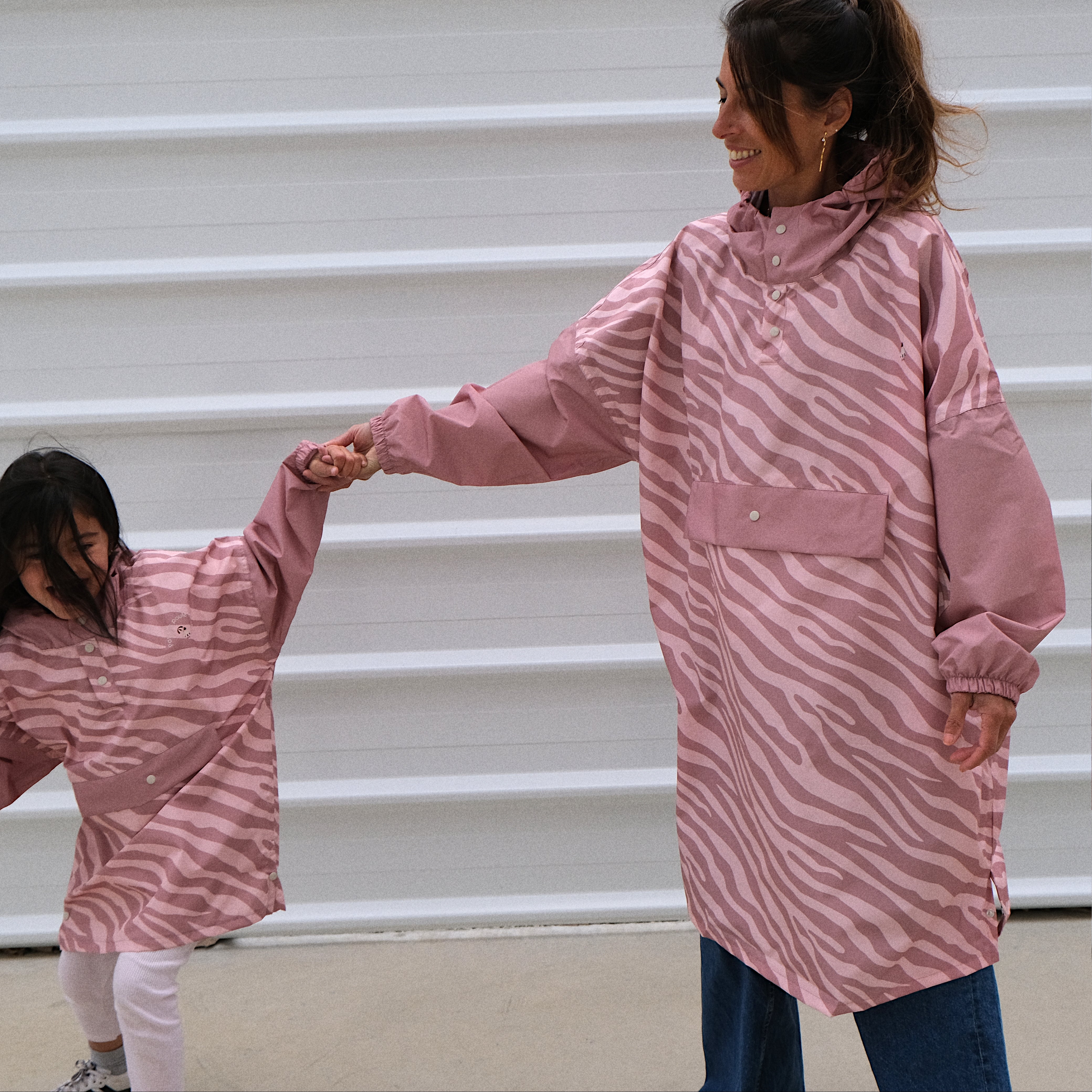 Poncho de pluie Zebra - adulte