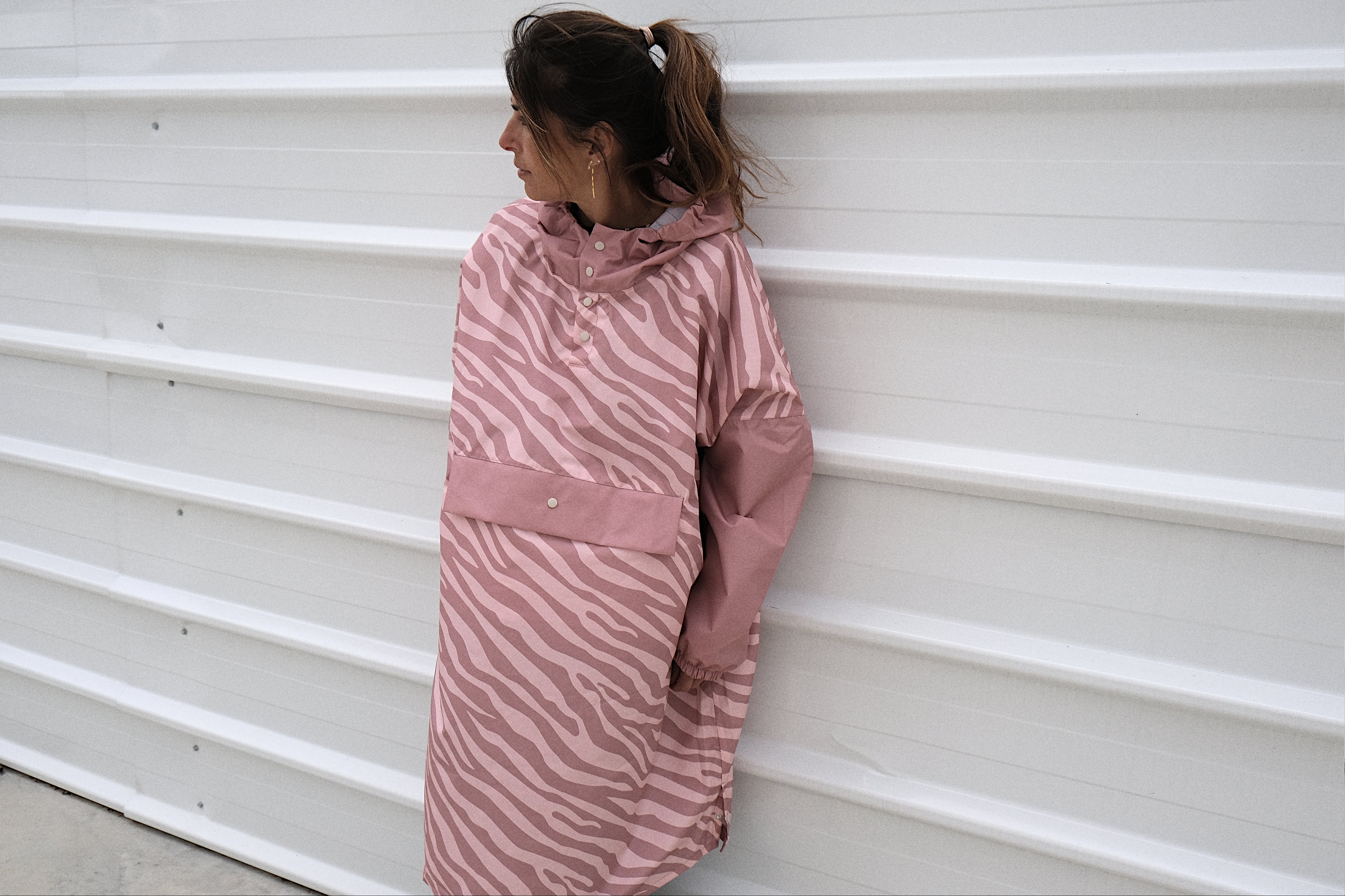 Poncho de pluie Zebra - adulte