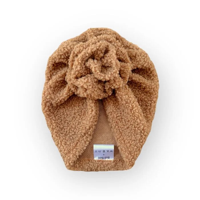 Turban Bidiboo bouclette camel 0-3 m liste #332794