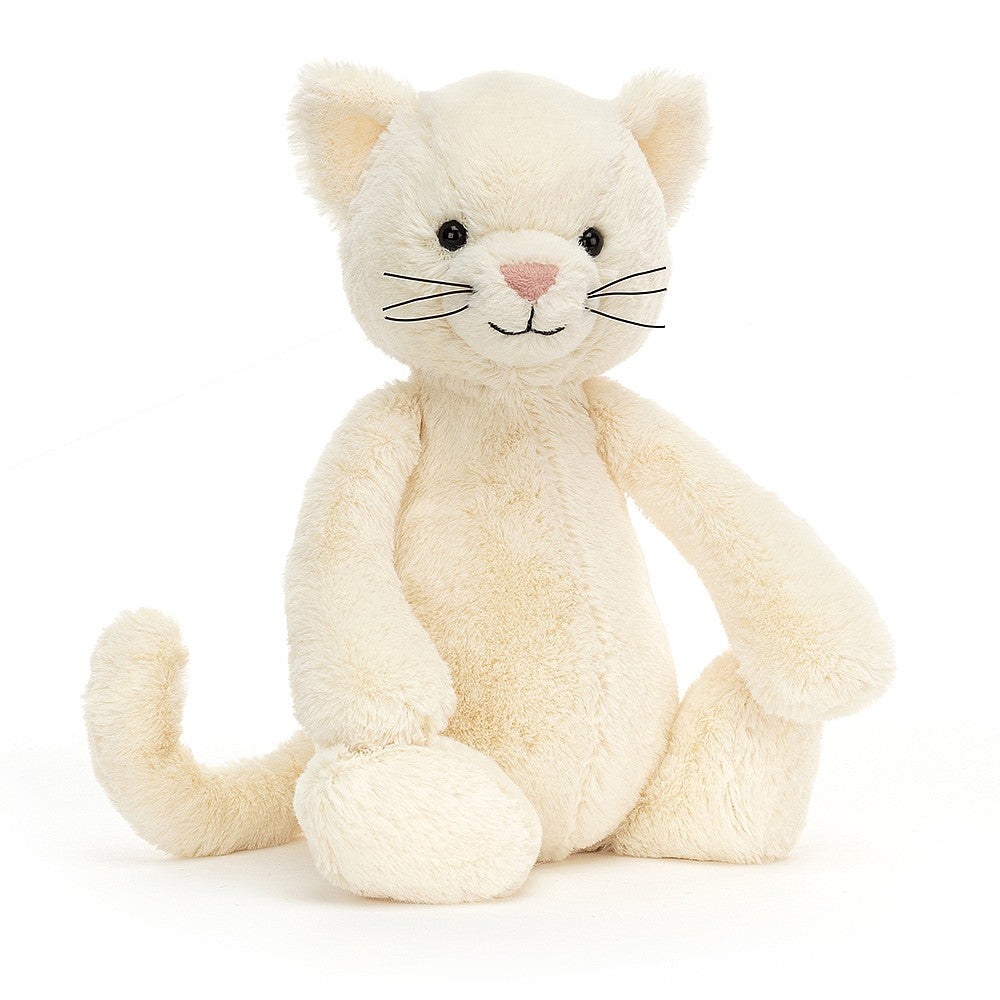 Peluche Bashful Cream Kitten Medium